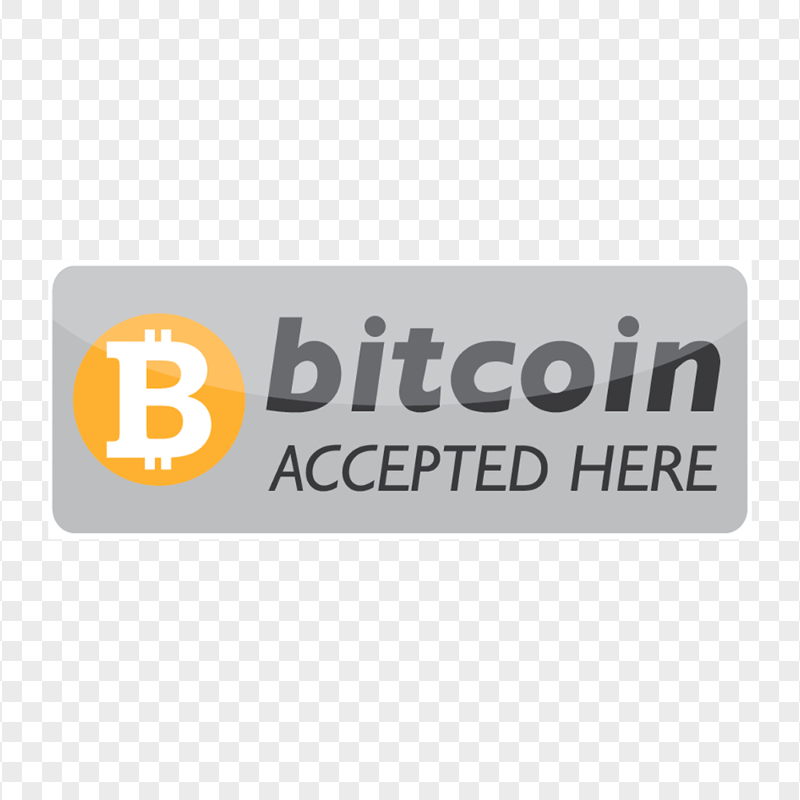 HD Pay With Bitcoin BTC White Button PNG | Citypng