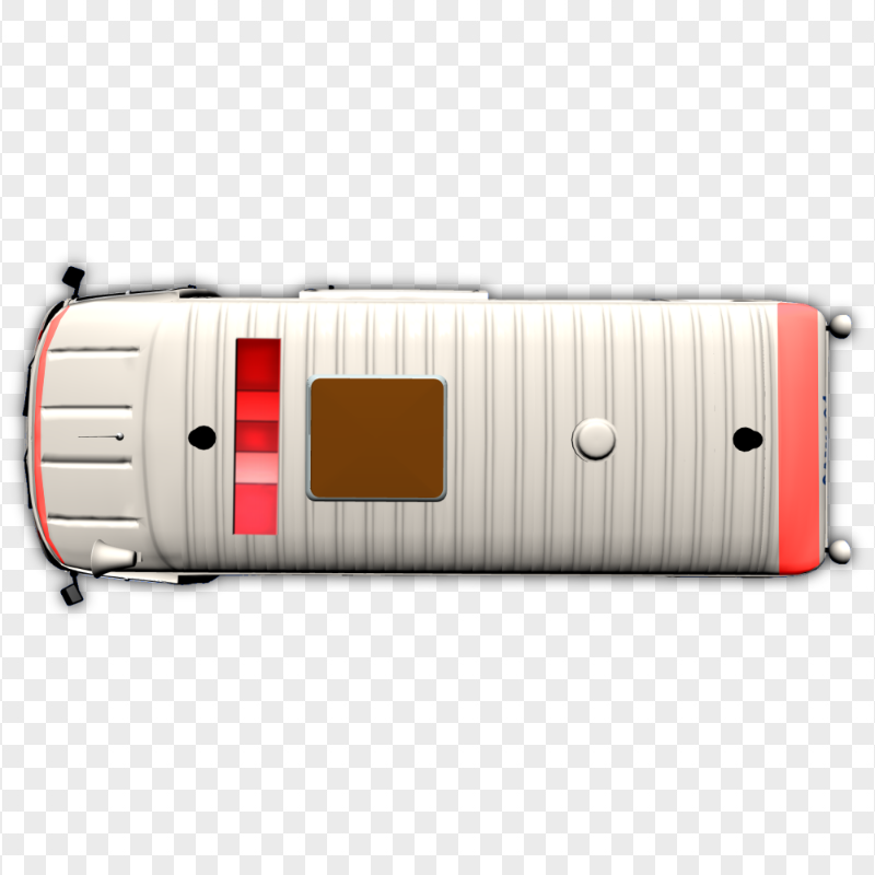 HD Cartoon Ambulance Top View PNG