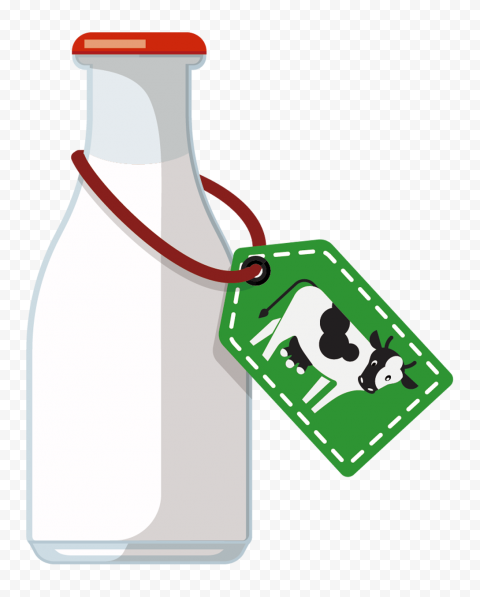 HD Cartoon Bottle Of Milk PNG | Citypng