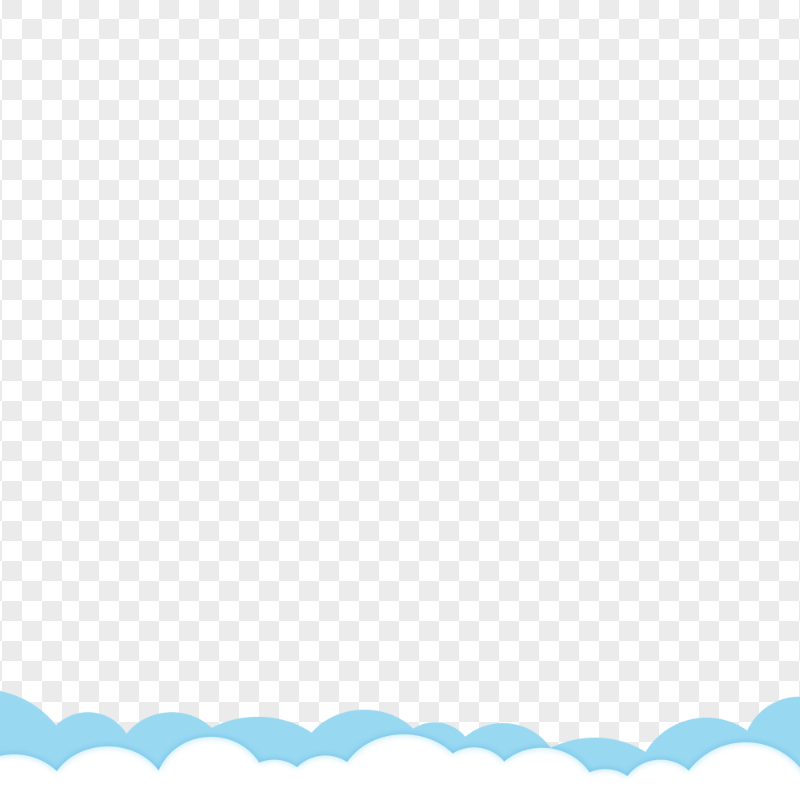 HD Cartoon Clouds Illustration Border PNG