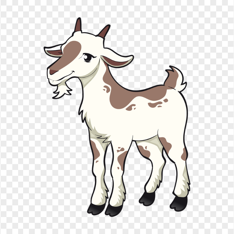 HD Cartoon Goat Sheep Animal PNG