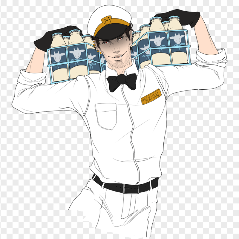 HD Cartoon Milkman Clipart PNG
