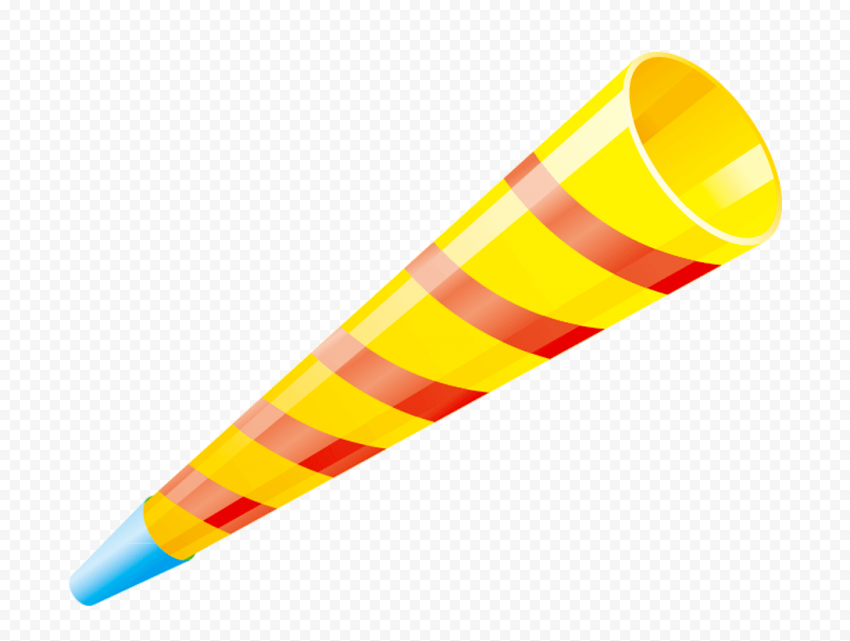 HD Cartoon Party Confetti Horn Popper PNG Citypng