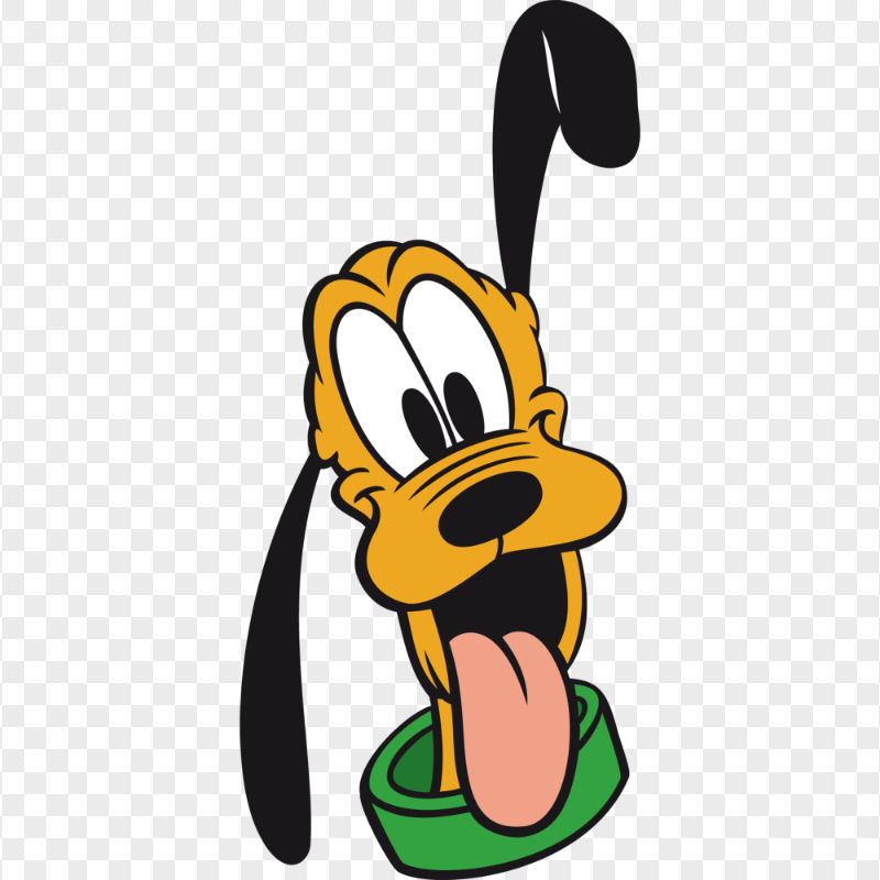HD Cartoon Pluto Mickey Mouse Face PNG