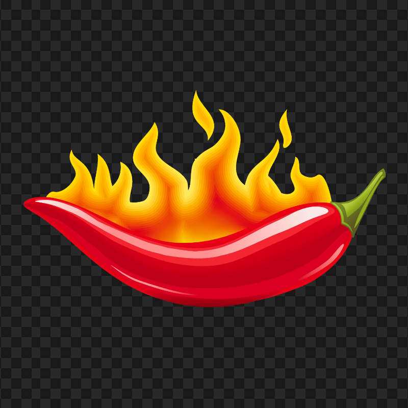 HD Cartoon Red Hot Chili Pepper Transparent Background