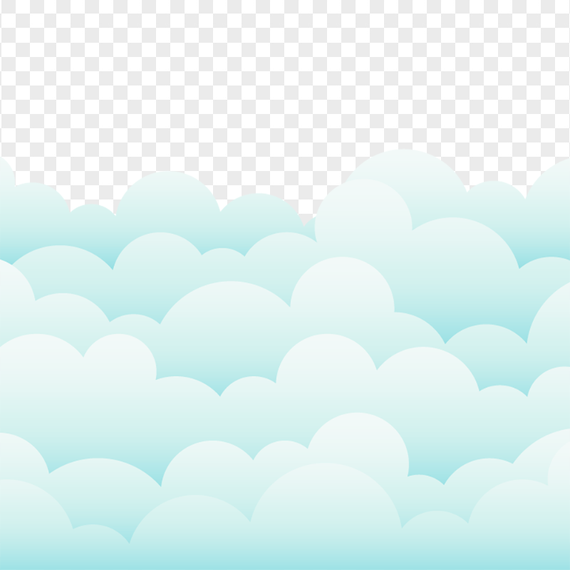 HD Cartoon Sky Clouds Graphic Illustration PNG