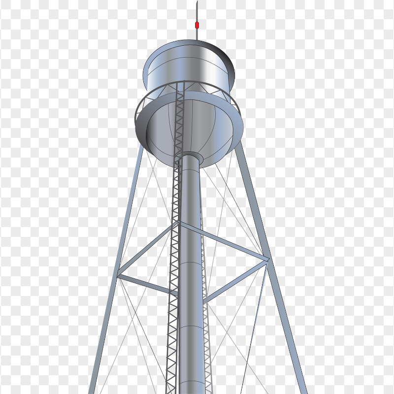 HD Cartoon Water Tower PNG