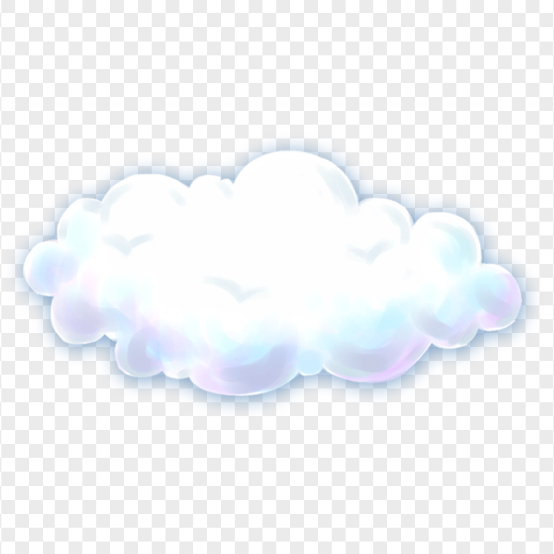 HD Cartoon White Cloud Transparent PNG