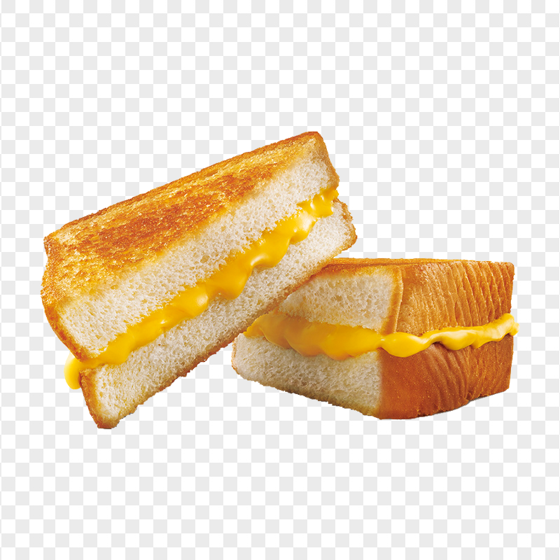 HD Cheese Toast Sandwich Transparent PNG