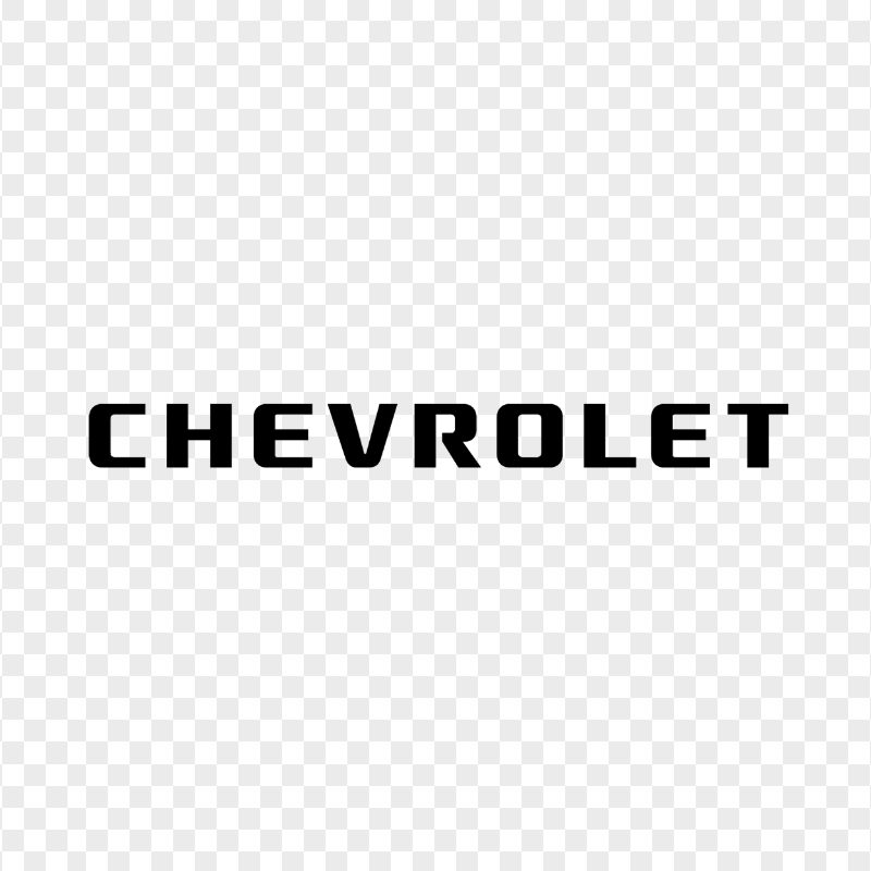 HD Chevrolet Text Logo Transparent PNG