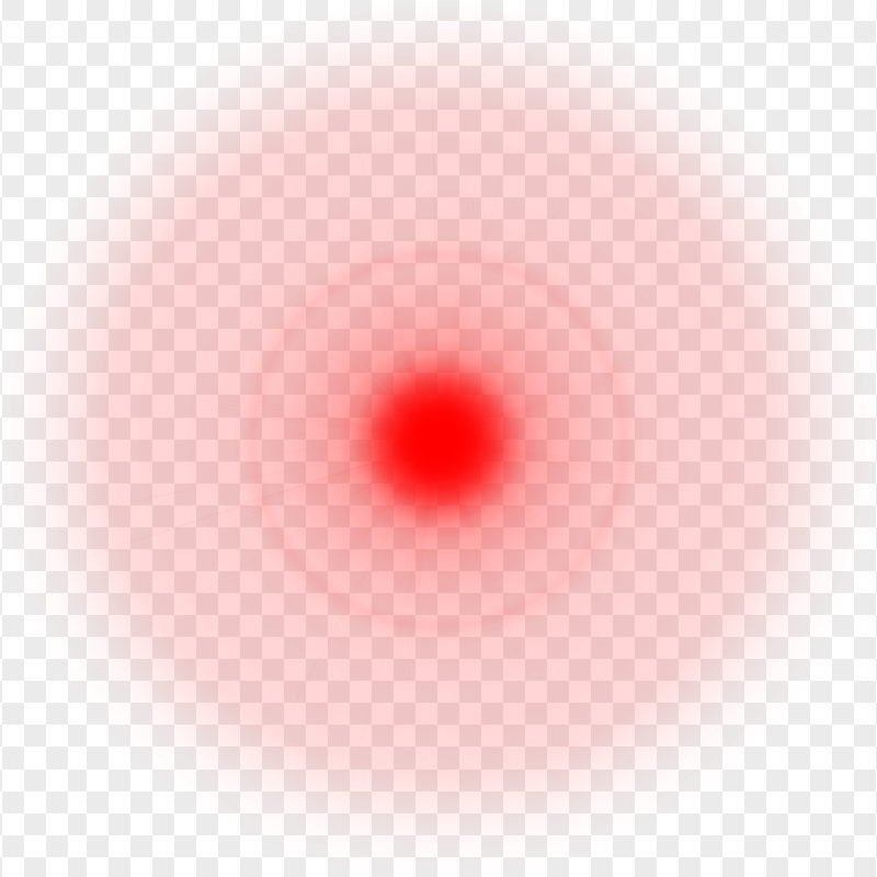 HD Circle Red Laser Lens Flare Effect PNG