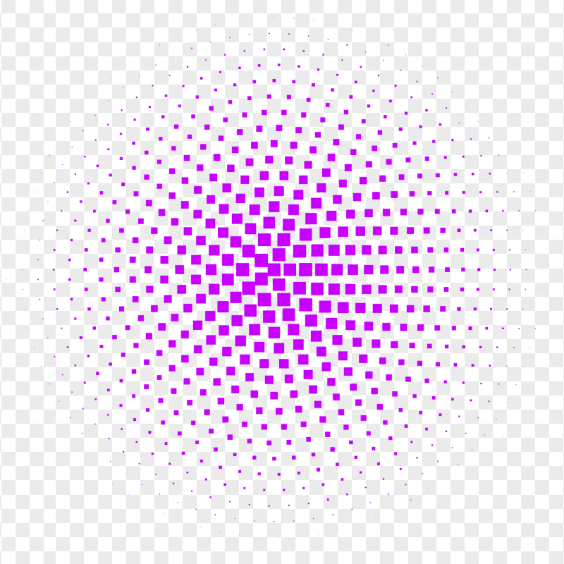 HD Circular Purple Halftone Abstract PNG