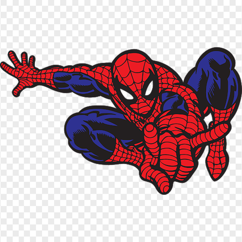 HD clipart spiderman vector PNG