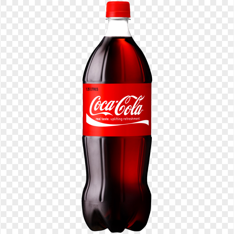HD Coca Cola Soda Plastic Bottle PNG