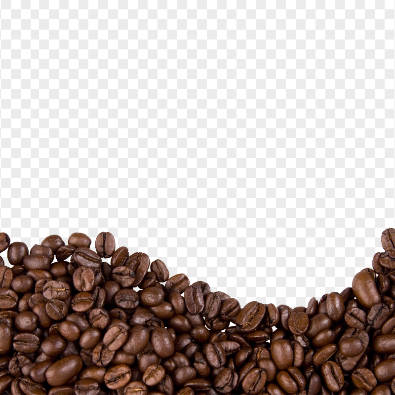 HD Coffee Beans Bottom Border Transparent PNG