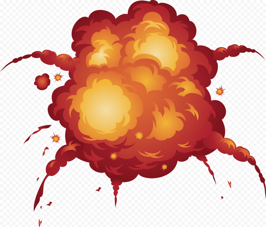 HD Comic Cartoon Explosion Effect PNG | Citypng