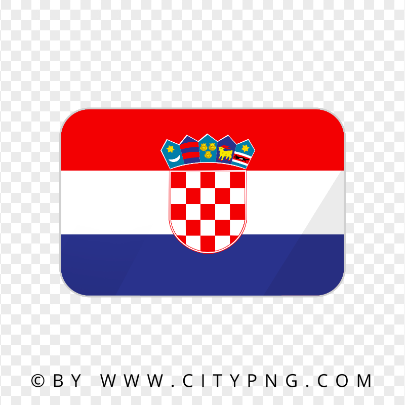 HD Croatia Flag Icon Transparent Background