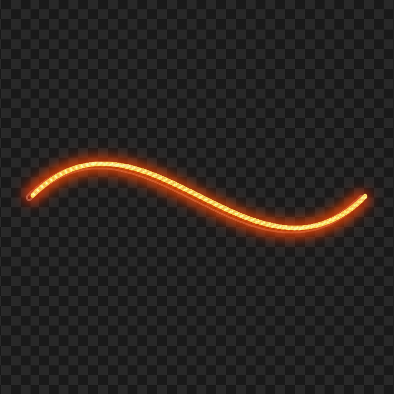 HD Curve Led Light Line String PNG