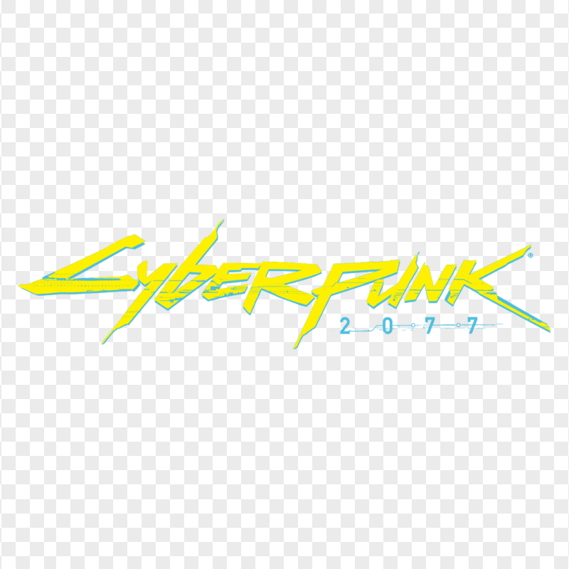 HD Cyberpunk 2077 Game Official Logo PNG