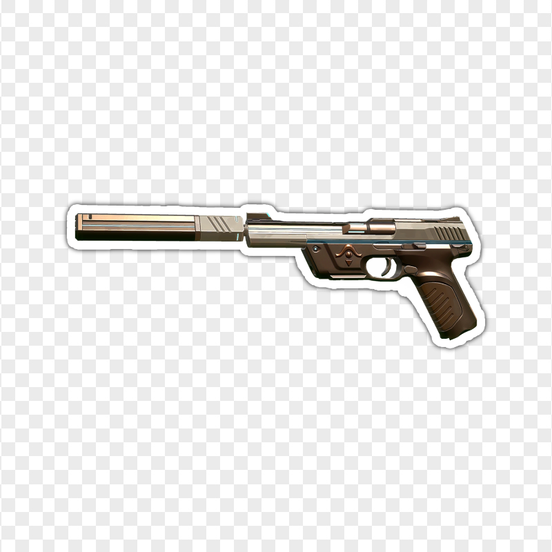 HD Cypher Valorant Weapon Gun Sticker PNG