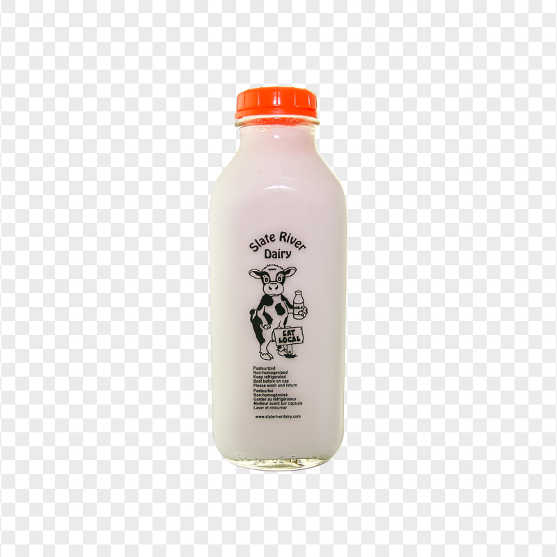 HD Dairy River Milk Bottle PNG