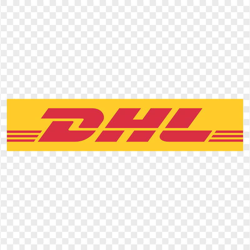 HD DHL Express Shipping Delivery Logo PNG
