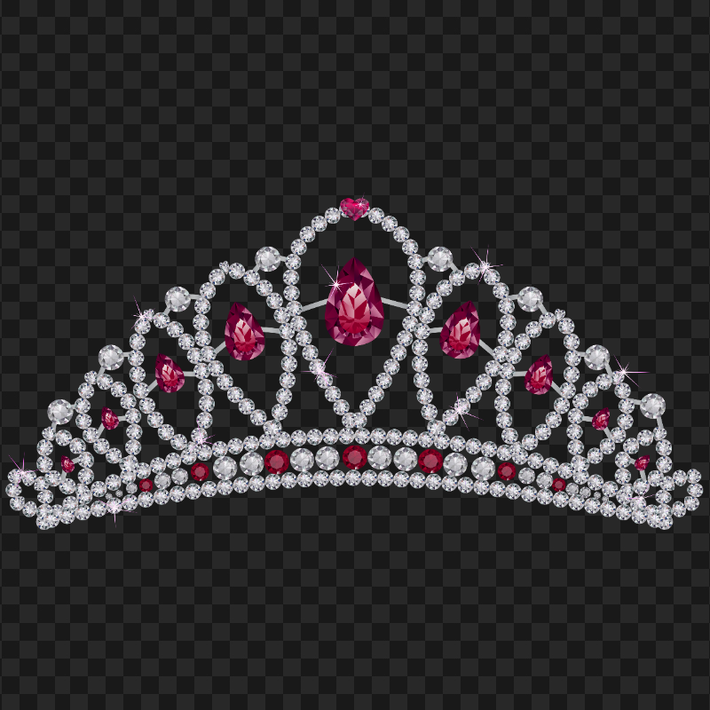 HD Diamond Hair Crown PNG