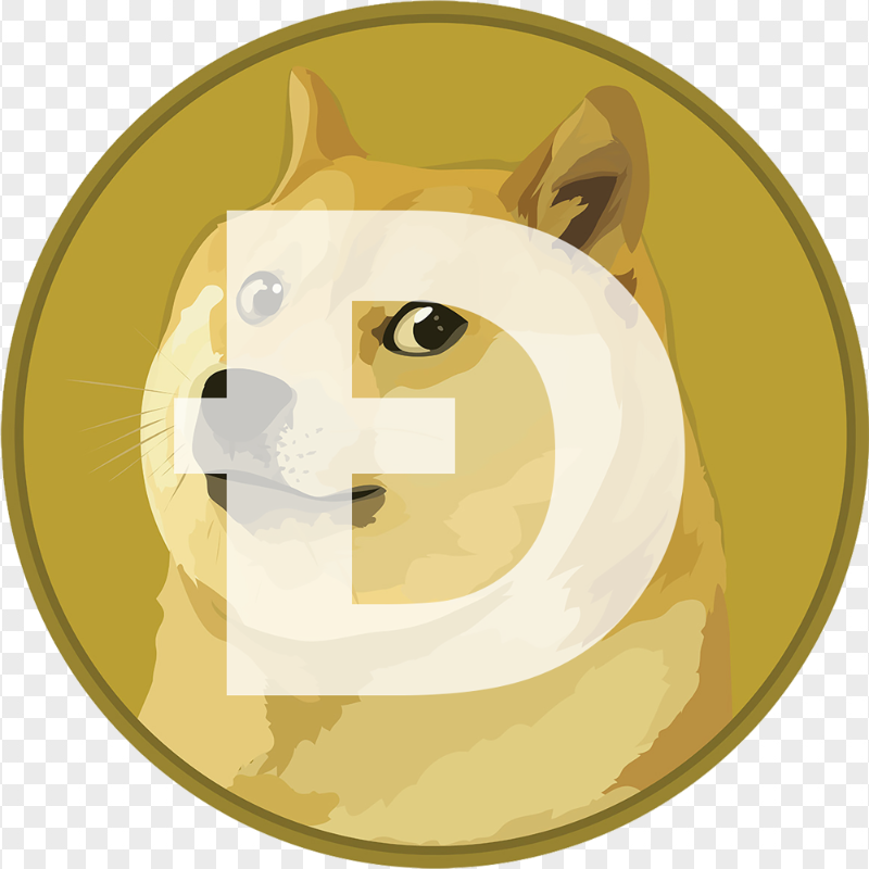 HD Dogecoin Logo Icon Coin PNG