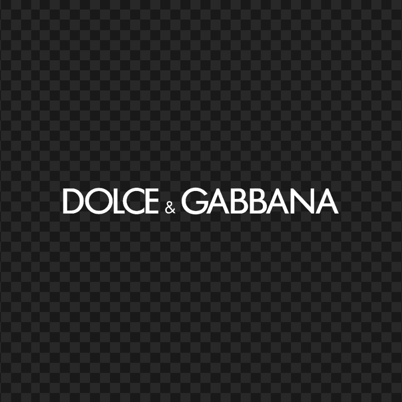 HD Dolce & Gabbana White Logo PNG