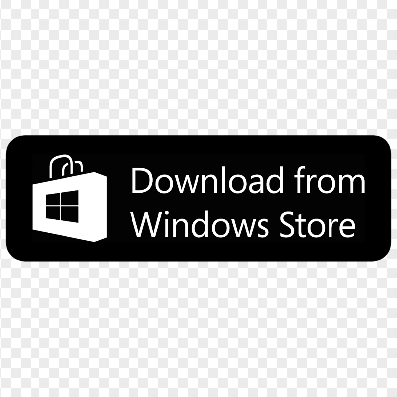 HD Download From Windows Store Button PNG