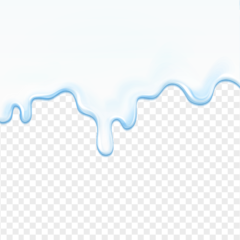 HD Dripping Milk Cream White Liquid PNG