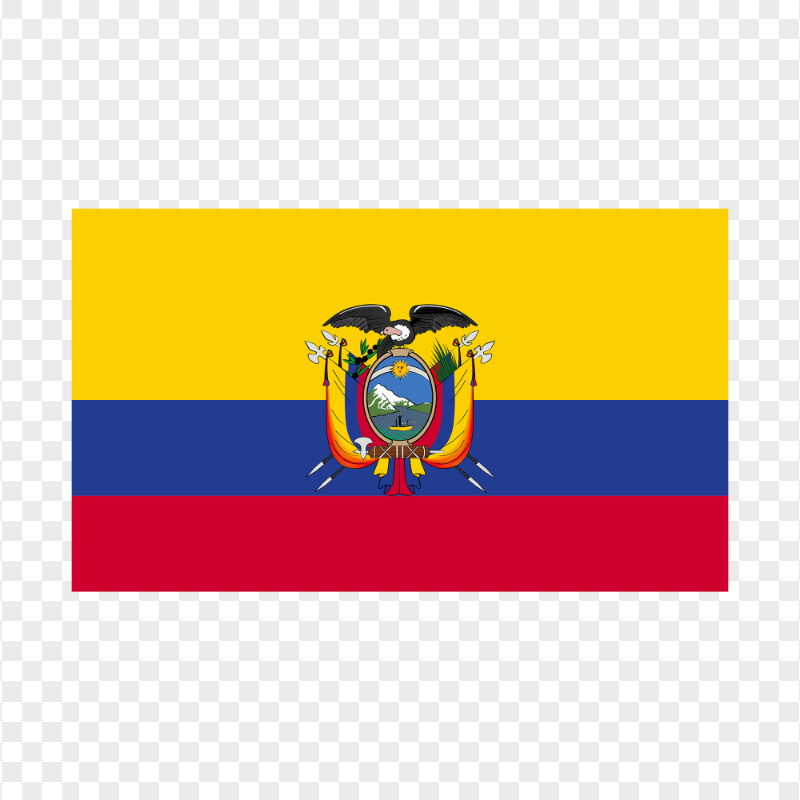 HD Ecuador National Flag PNG