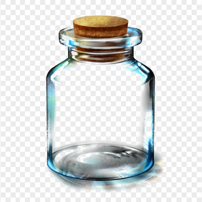 HD Empty Glass Vial Bottle PNG