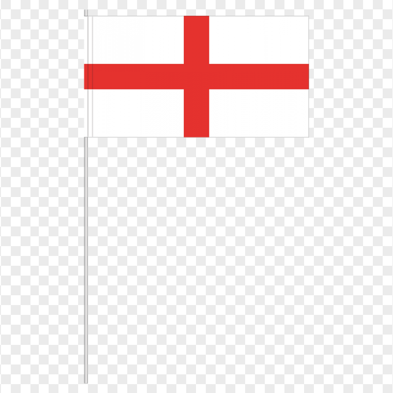 HD England Flag Pole Transparent Background