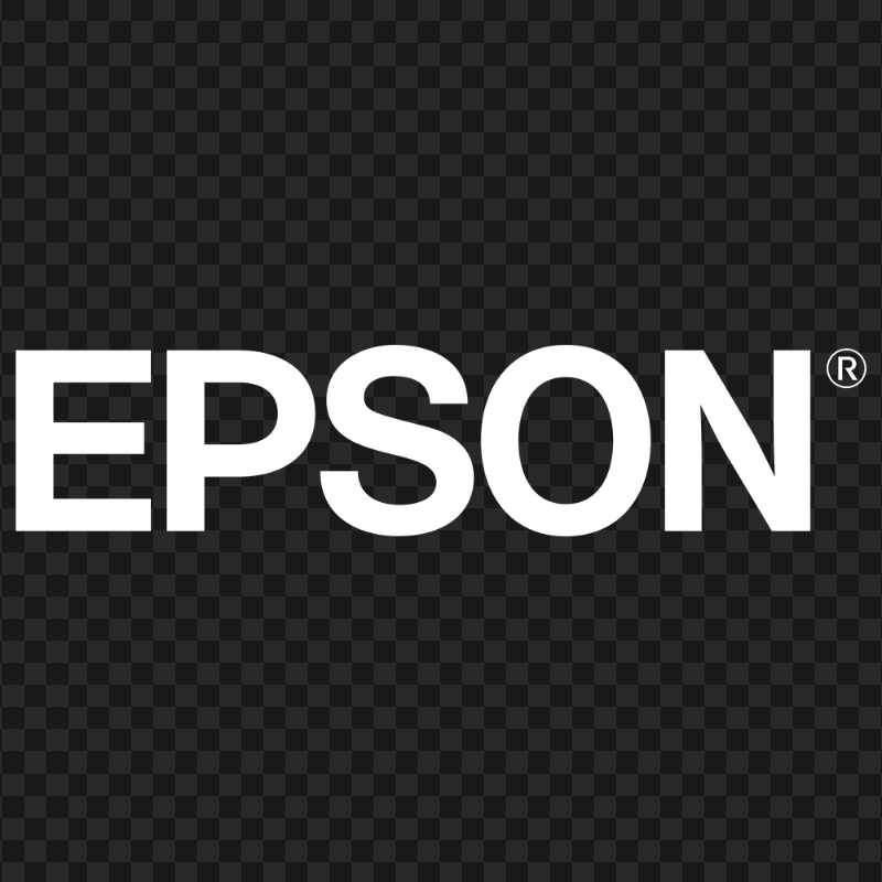 HD Epson White Logo Transparent PNG