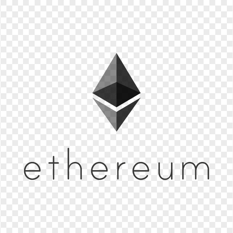 HD Ethereum ETH Dark Logo Transparent PNG