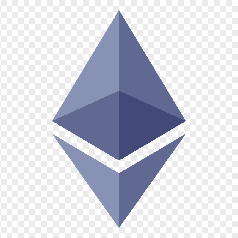 HD Ethereum ETH Purple Logo Sign PNG
