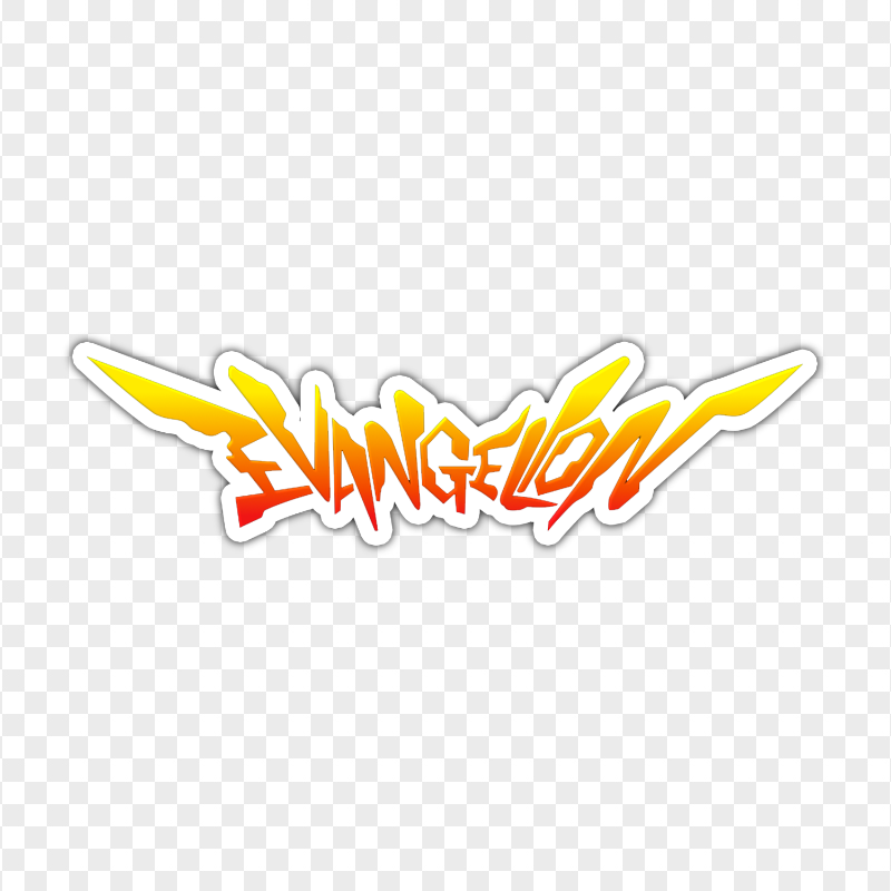 HD Evangelion Japanese Logo Stickers PNG