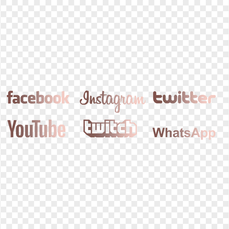 HD Social Media Orange Logos PNG | Citypng