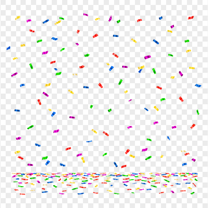 HD Falling Paper Confetti PNG
