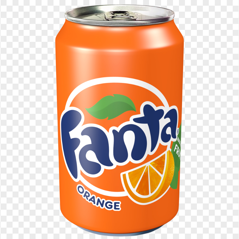 HD Fanta Orange Soda Can PNG