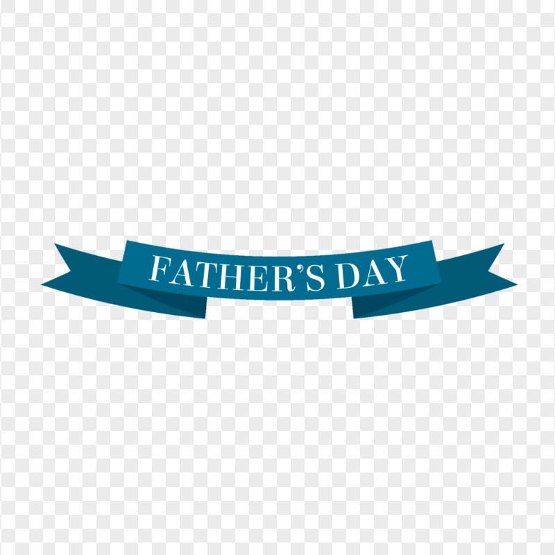 HD Father's Day Blue Ribbon PNG
