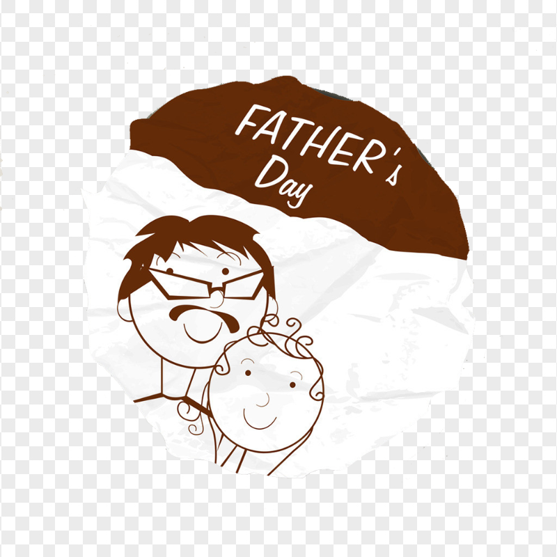 HD Father's Day Illustration Design PNG