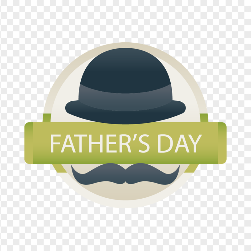 HD Father's Day Logo Design Transparent PNG