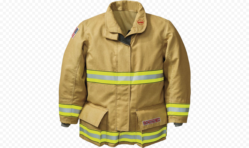 HD Firefighter Fireman Uniform Jacket PNG