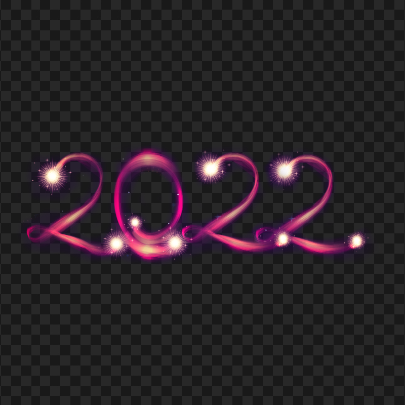 HD Fireworks 2022 New Year PNG