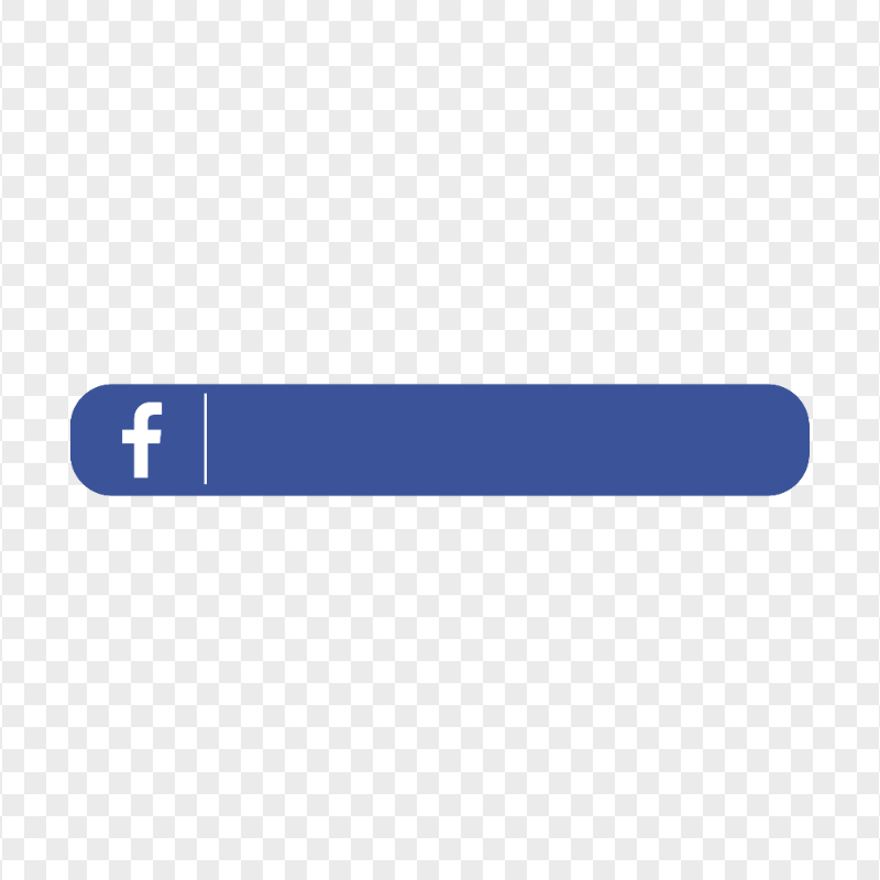 HD Flat Blue Facebook Lower Third Banner Signature PNG