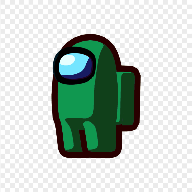 HD Fortegreen Among Us Character PNG