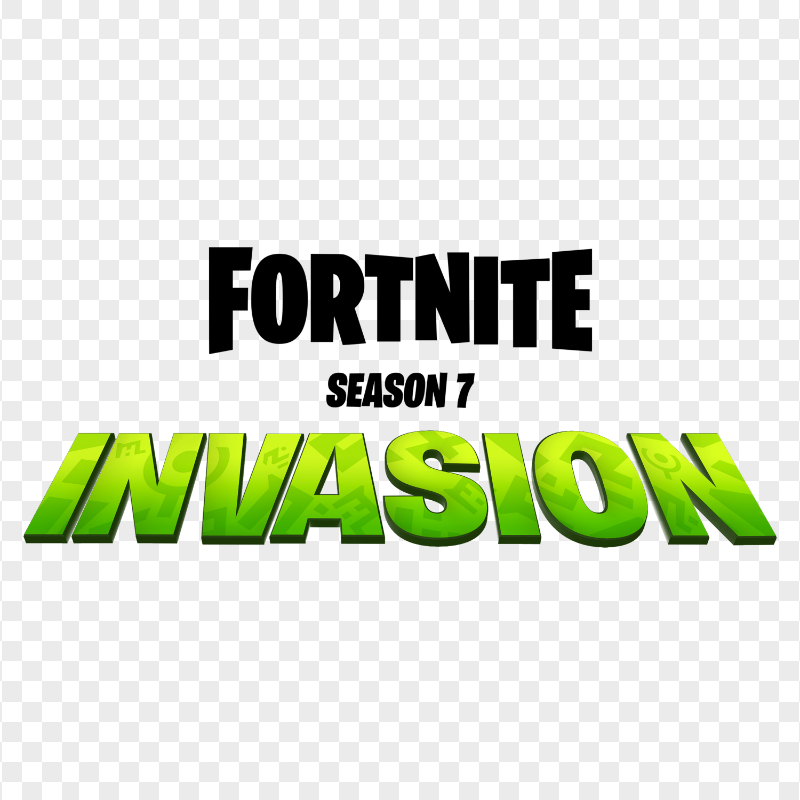 HD Fortnite Invasion Logo Transparent PNG