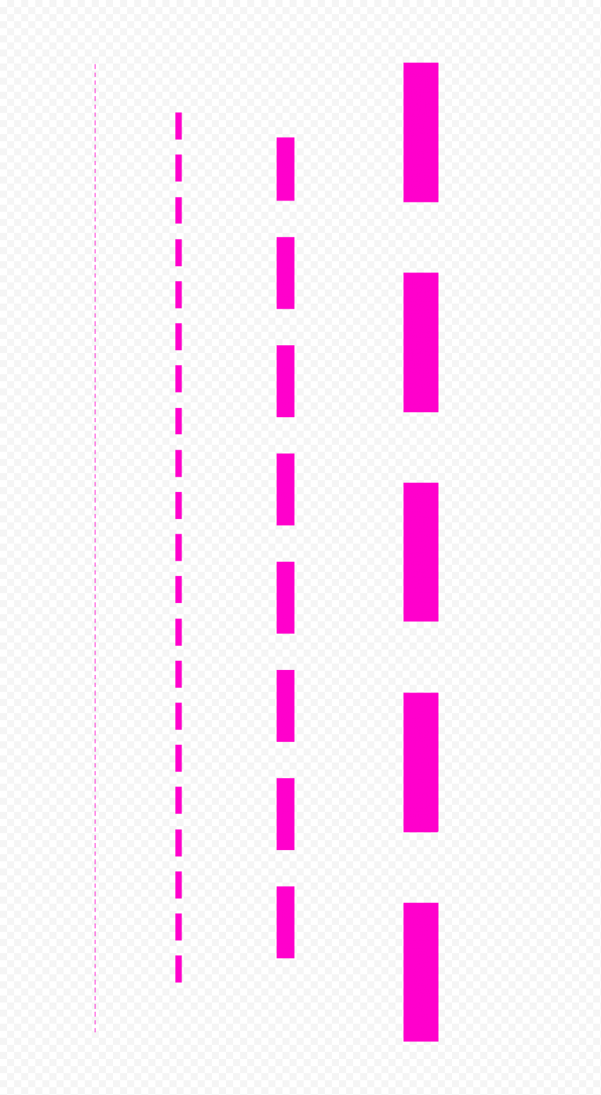 HD Four Pink Dashed Lines Transparent Background | Citypng